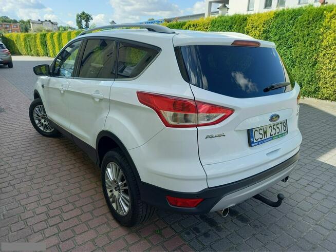 Ford Kuga 1.6Benz 150KM Titanium Navi Pół-Skóry Grz.Fotele Park.Assist Zarejestr
