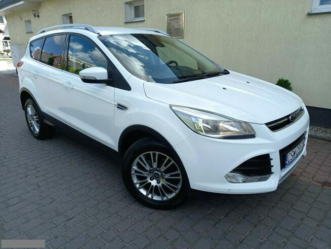 Ford Kuga 1.6Benz 150KM Titanium Navi Pół-Skóry Grz.Fotele Park.Assist Zarejestr