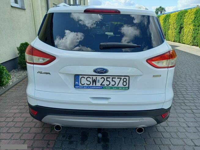 Ford Kuga 1.6Benz 150KM Titanium Navi Pół-Skóry Grz.Fotele Park.Assist Zarejestr
