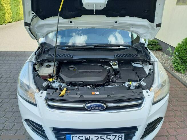 Ford Kuga 1.6Benz 150KM Titanium Navi Pół-Skóry Grz.Fotele Park.Assist Zarejestr