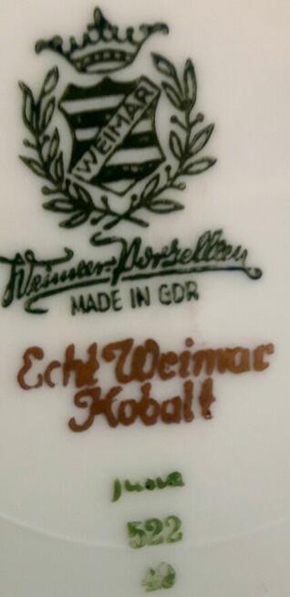 TALERZ PORCELANA antyk WEIMAR
