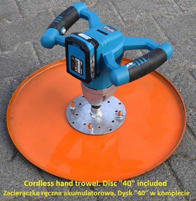 Zacieraczka lekka do żywic i betonu, light trowel/polisher