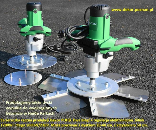 Zacieraczka lekka do żywic i betonu, light trowel/polisher