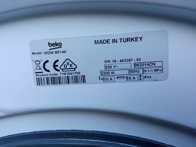 Pralko-suszarka BEKO 8/5KG 1400RPM C INVERTER