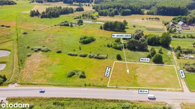 Nieruchomość gruntowa - Żywkowo (spokojna okolica, trasa row