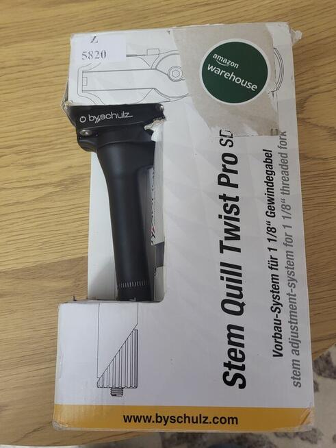 Z5820 wspornik kierownicy by.schulz Stem Quill Twist mostek