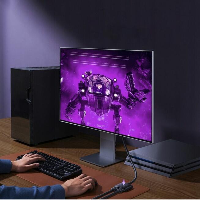 KABEL FIRMY WARRKY HDMI 2 PORTY 4K 60HZ HDCP 2.2