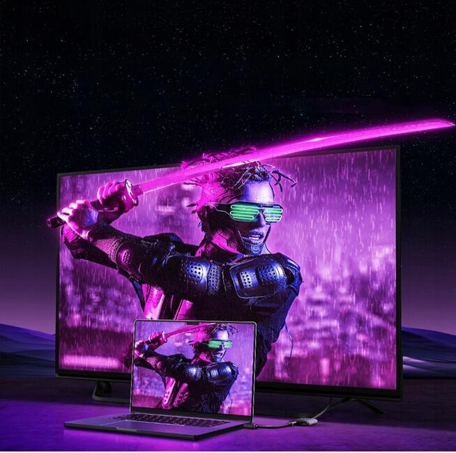 KABEL FIRMY WARRKY HDMI 2 PORTY 4K 60HZ HDCP 2.2