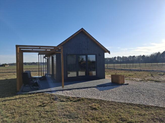 Działka rekreacyjna z nowoczesnym domkiem nad Narwią Stary L