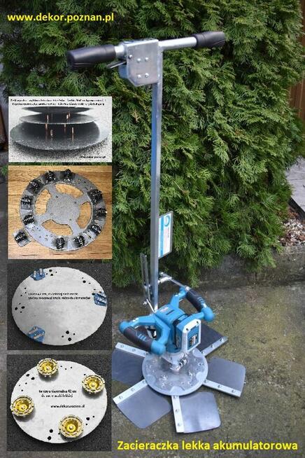 Zacieraczka elektryczna do betonu 1,1kW/230V 5 lat gwarancji