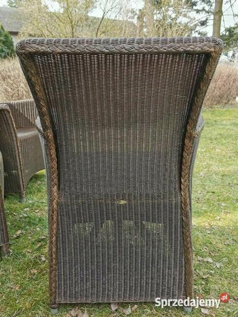 Krzesła do jadalni na taras Lloyd Loom Rattan 6 szt.