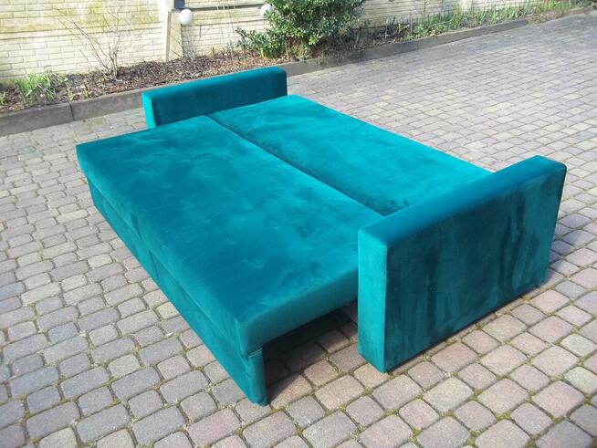 Kanapa-150 cm szerokie spanie/sprężyny bonell/pojemnik