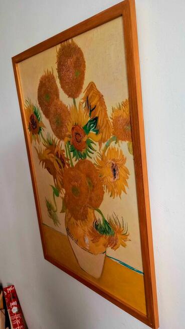 Obraz na płótnie - Słoneczniki, Vincent van Gogh, 50x70cm