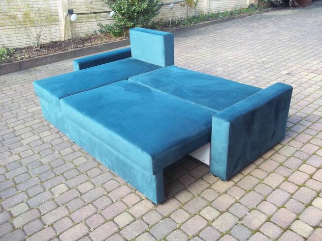 Narożnik/sprężyny bonell/2 pojemniki/szeroka pow spania