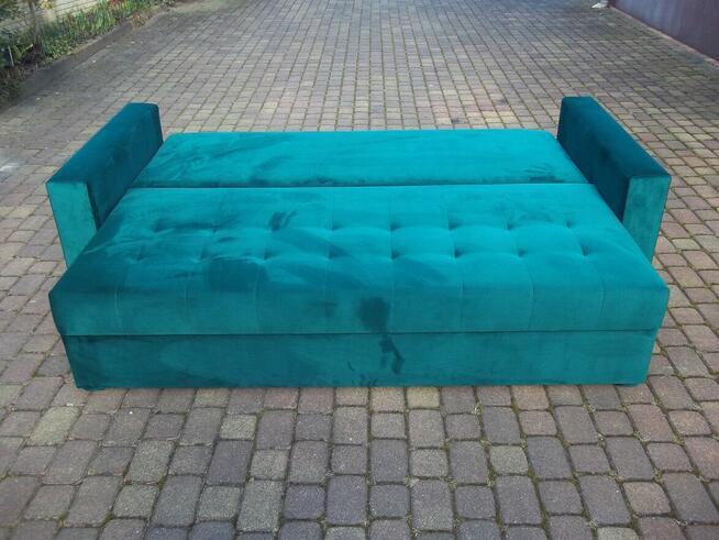 Kanapa-150 cm szerokie spanie/sprężyny bonell/pojemnik