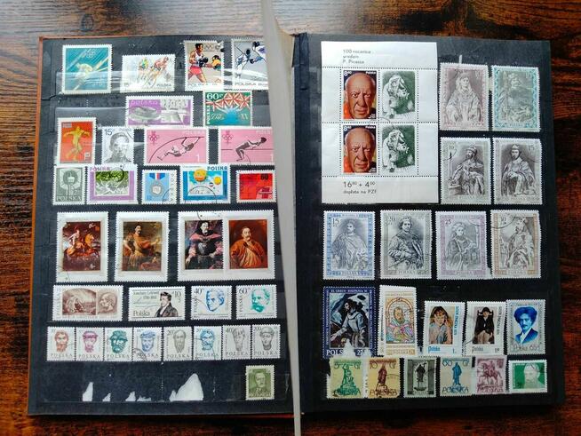 Ciekawa kolekcja znaczków pocztowych