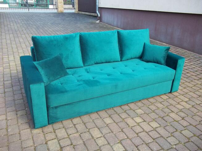 Kanapa-150 cm szerokie spanie/sprężyny bonell/pojemnik