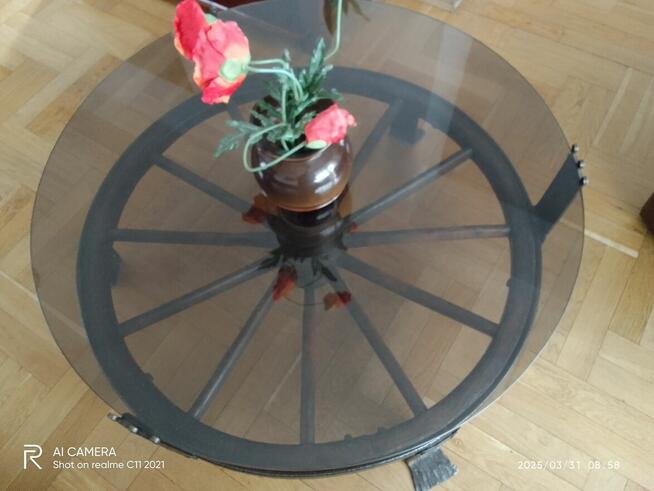 Komplet mebli rustykalnych do salonu