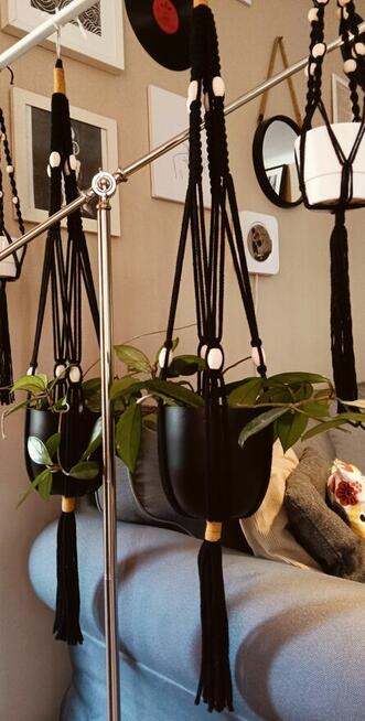 Makrama kwietnik 2 sztuki Boho