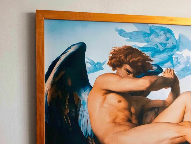 Obraz na płótnie - Upadły anioł ,Alexandre Cabanel, 50x70cm