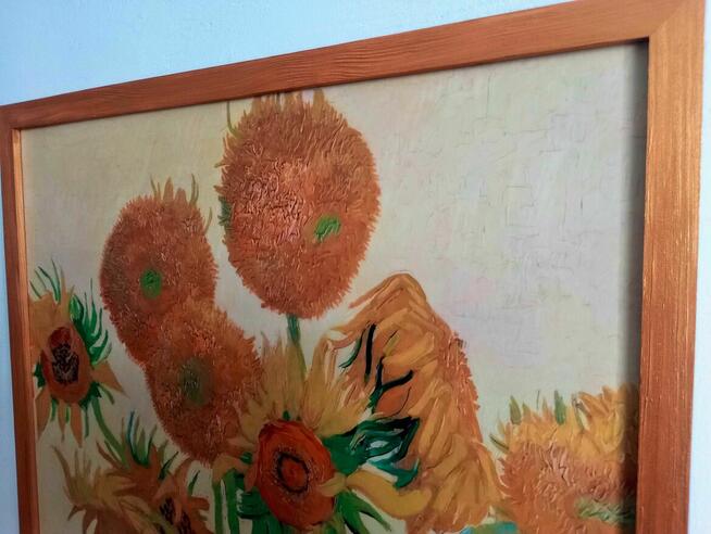 Obraz na płótnie - Słoneczniki, Vincent van Gogh, 50x70cm