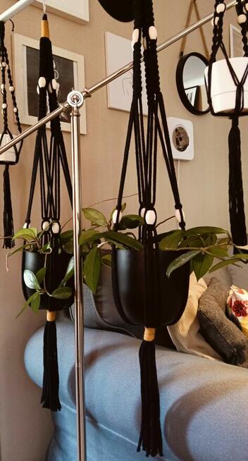 Makrama kwietnik 2 sztuki Boho