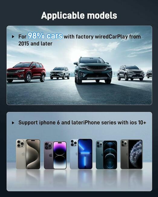 ADAPTER SAMOCHODOWY - CARPLAY