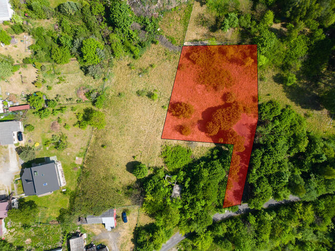Działka w spokojnej okolicy ul. Bieliny - 1601m2