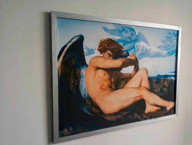 Obraz na płótnie - Upadły anioł ,Alexandre Cabanel, 50x70cm