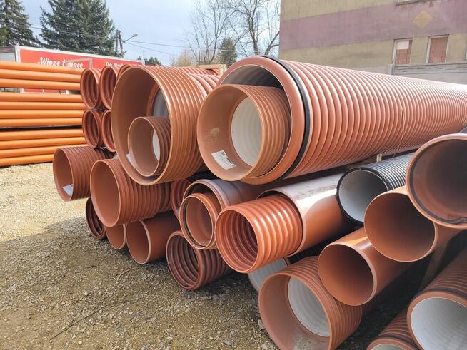 Rury kanalizacyjne na mostek zjazd rura przepustowa