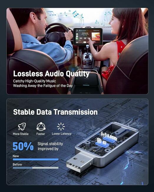 ADAPTER SAMOCHODOWY - CARPLAY