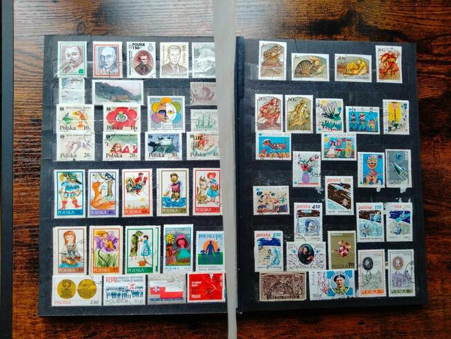 Ciekawa kolekcja znaczków pocztowych