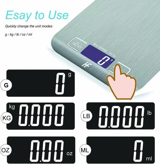 WAGA KUCHENA ZE STALI NIERDZEWNEJ