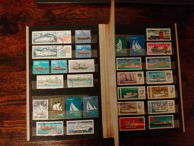 Piękna kolekcja znaczków pocztowych
