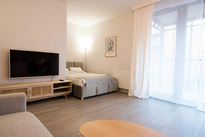 Mieszkanie Centrum Gdańska przy Wyspie Spichrzów. Studio