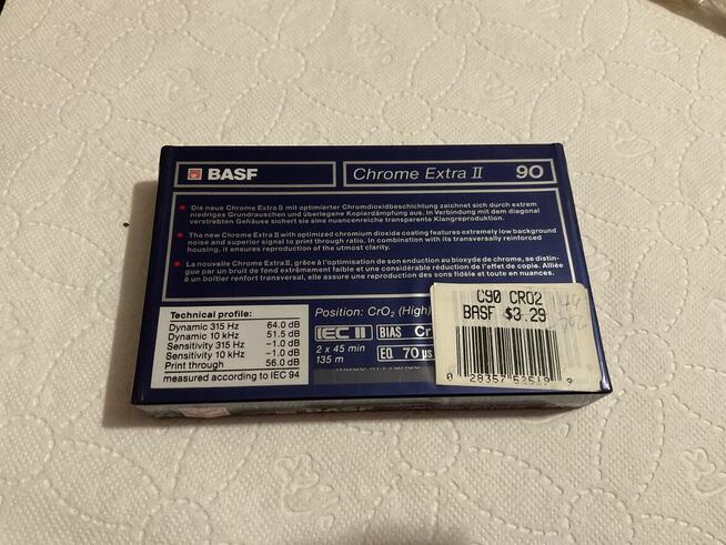 Kasety Basf 90 i TDK SA 90