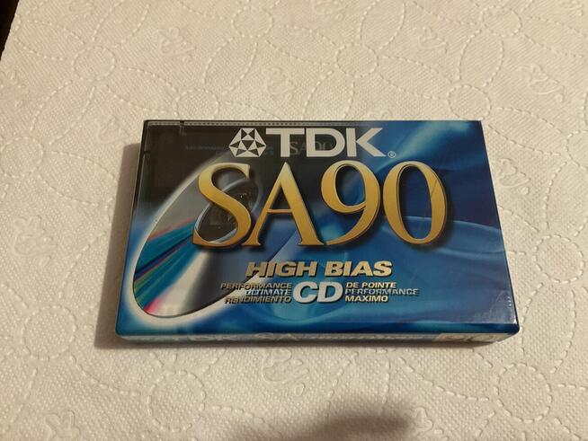 Kasety Basf 90 i TDK SA 90