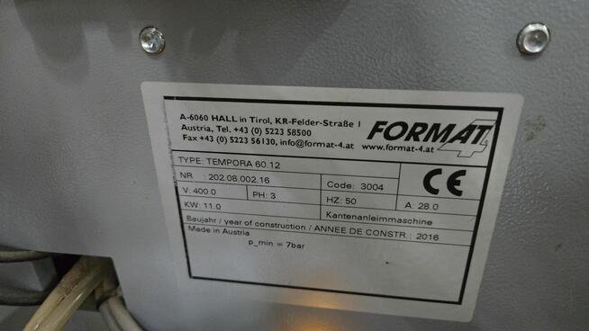 Okleiniarka Felder Format4 Tempora F800 60.12 e-motion 2016