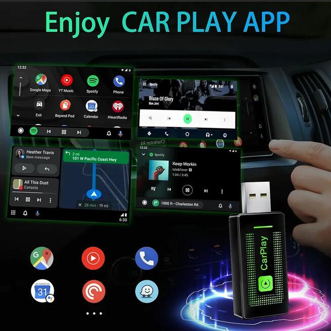 ADAPTER SAMOCHODOWY - CARPLAY