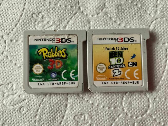 2 gry Nintendo 3DS Ben 10 i Rabbids 3D