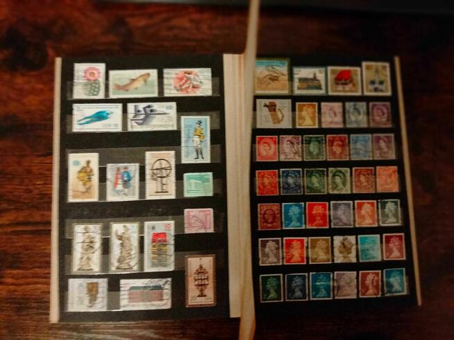 Piękna kolekcja znaczków pocztowych
