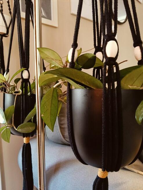 Makrama kwietnik 2 sztuki Boho