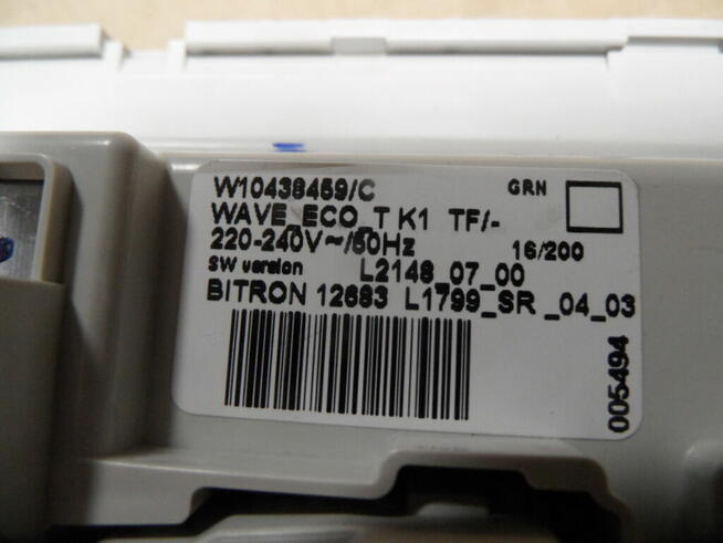 programator pralki polar PFLC71232P