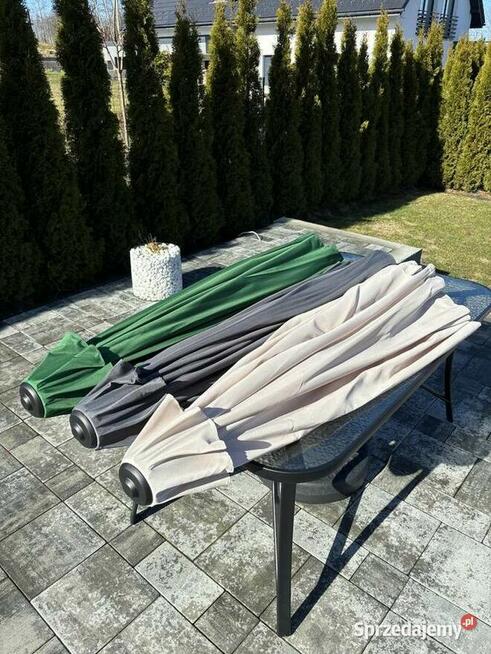 Komplet mebli ogrodowych obiadowy najtaniej parasol wysyłka