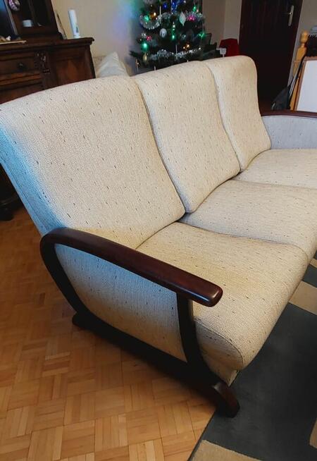 Kanapa nierozkładana ecru