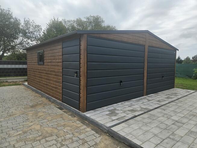 6x5.8 Garaze blaszane Garaz Blaszany Blaszak Blaszaki Drewno