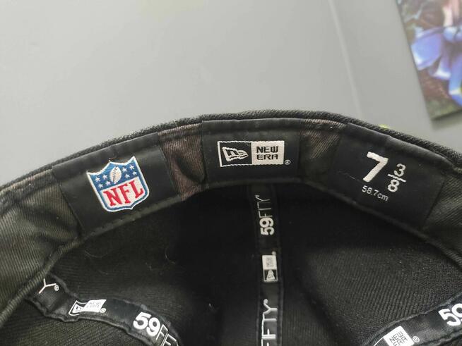 Czapka z daszkiem czapeczka czarna New Era Raiders