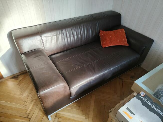 Kanapa z naturalnej skóry