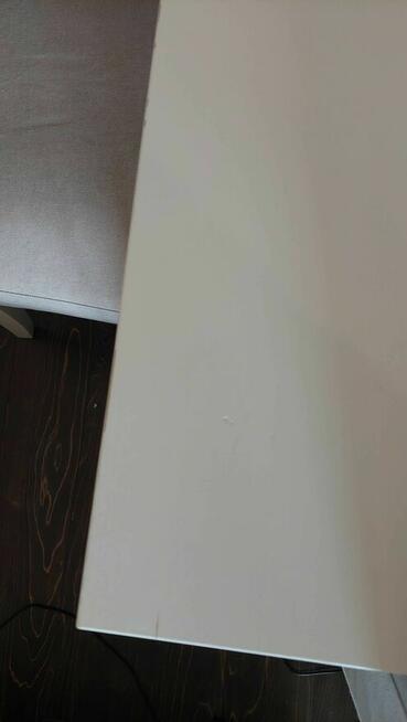 Kraków Stół biały Ikea i krzesła szare