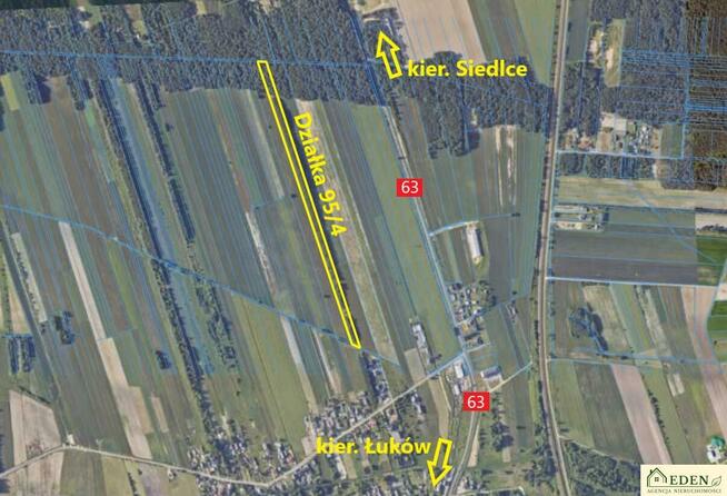 Działka rolna Gołaszyn gm. Łuków